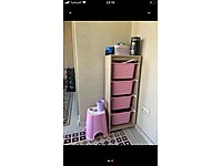 Çok amaçlı çekmeceli oyuncak dolabı