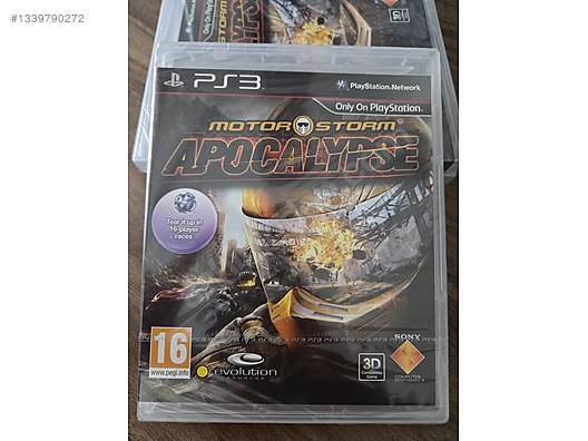 MOTOR STORM APOCALYPSE PS3 OYUNU TERTEMİZ-JELATİNİNDE on