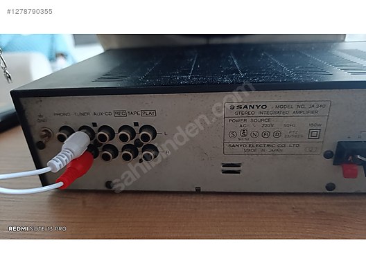 Transistör Çıkışlı Sanyo Amfi
