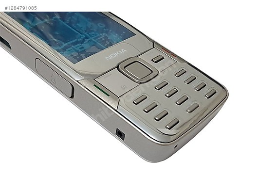 Nokia N82 Kapak Kasa Tuş Board Original Full Housing Silver New on