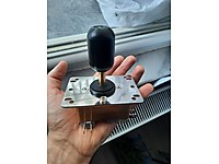 MM kore leveri arcade stick paslanmaz çelik