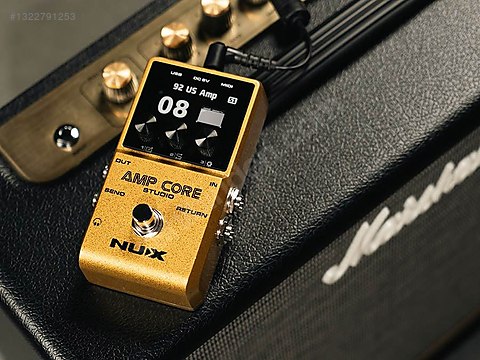 Nux NCA-1 Amp Core Studio Amfi Simülatör Pedalı (SIFIR) - Prosesör