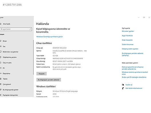 İkinci El ve Sıfır Alışveriş / Bilgisayar / Dizüstü (Notebook) / Laptop / Lenovo
