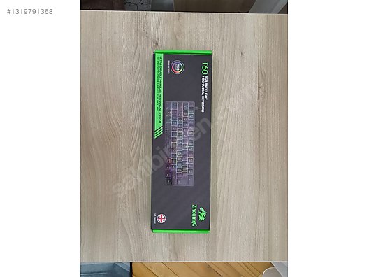 Acill satılık t60 ziyoulang beyaz RGB klavye - Ziyou Lang Oyuncu