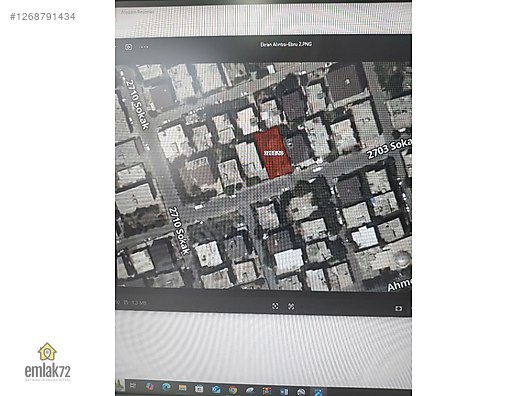 EMLAK 72 'DEN 3 KAT İMARLI SATILIK MÜSTAKİL ARSA #1268791434