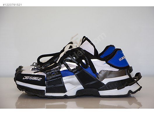 Dolce Gabbana Men's Blue Space Sneakers at 1223791521 - Main Image