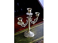 Üç Kollu Pirinç Şamdan