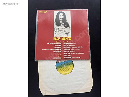 BARIŞ MANÇO YENİ BİR GÜN TÜRKÜOLA PLAK - Müzik Plakları Alışverişte İlk Adres sahibinden.com'da