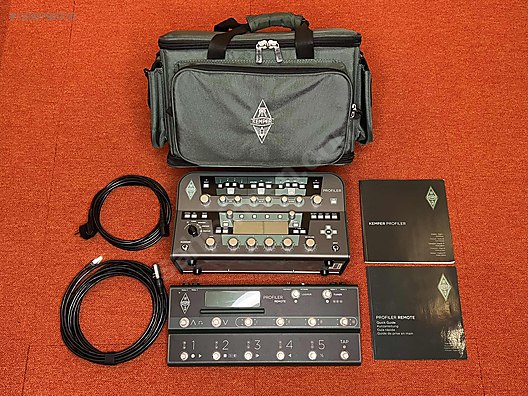 Kemper Profiler Power Head + Profiler Remote + Kemper Bag on