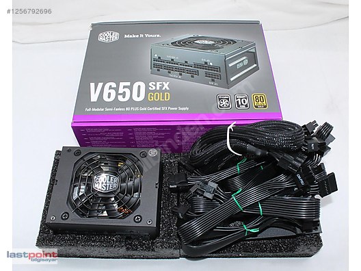 Cooler Master V650 SFX GOLD 650 W Power Supply + Uzun Kablo on