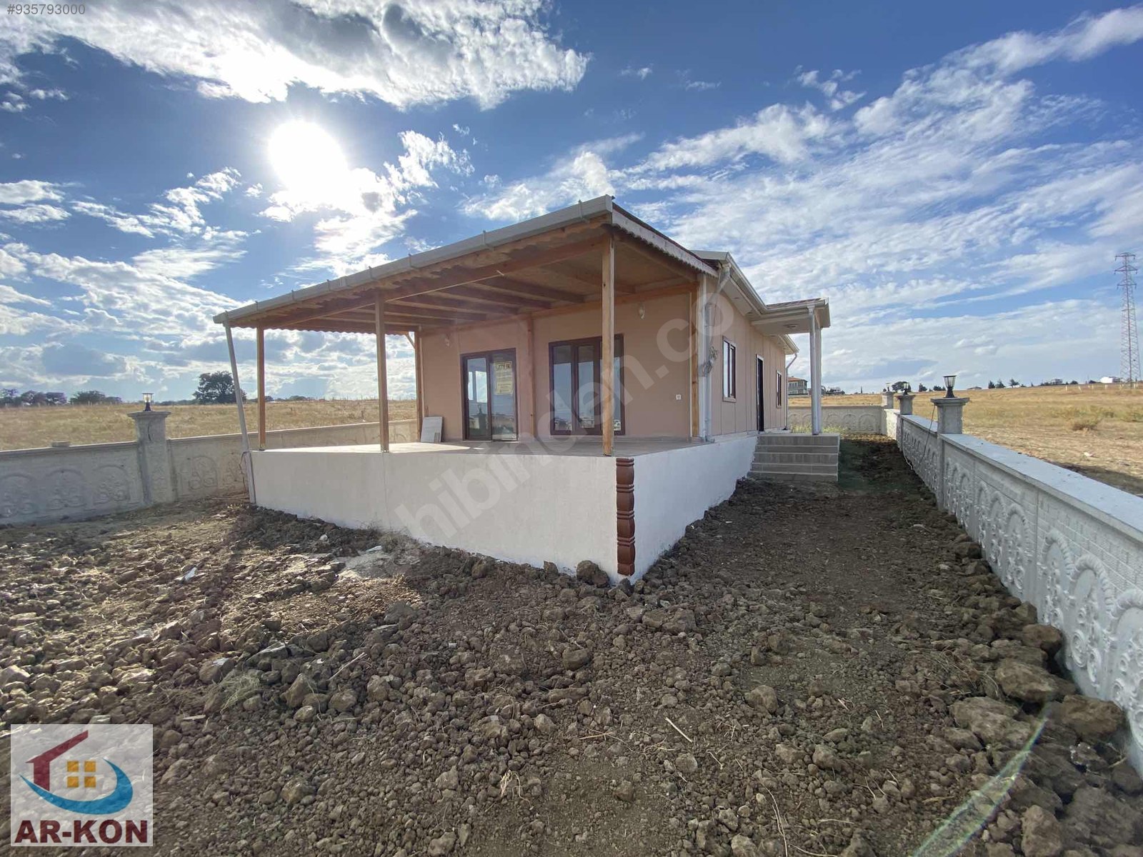 ARKON DAN DENİZ MANZARALI 374 M2 ARSA İÇİNDE SIFIR MÜSTAKİL EV