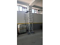 2*3=6mt alüminyum teleskopik İskele