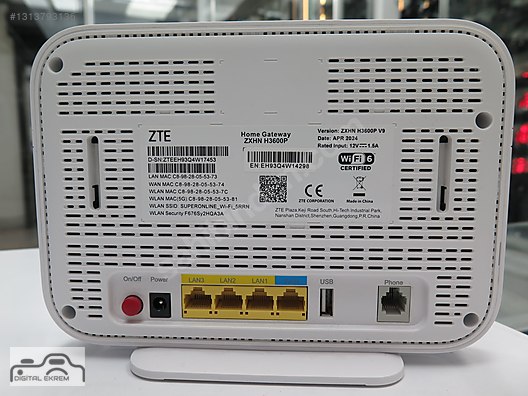 芝受付終了 ZTE ZXHN TÜRKCELL SÜPERONLİNE MODEM sahibinden.comda - 1313793136