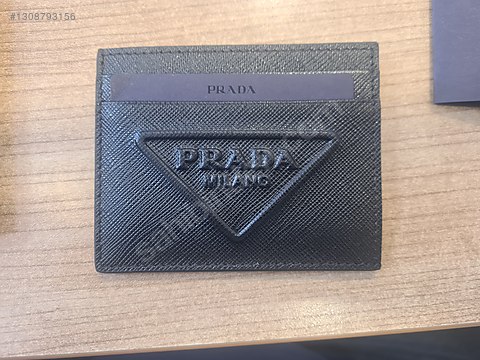 Orijinal Sertifikalı Sıfır Prada Erkek Cüzdanı - Erkek Giyim