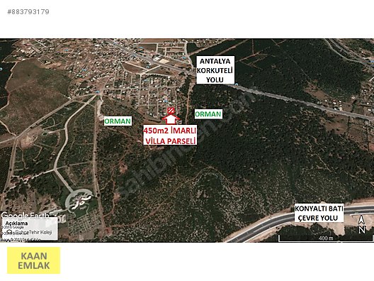 Kaan Dan Nebiler De 450m2 Imarli Harika Konumda Villa Parseli Satilik Arsa Ilanlari Sahibinden Com Da 883793179