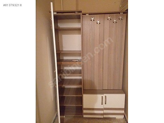 Abre Vm 346348 Portmanto Beyaz Erik Modern Antre Dekorasyonu Mobilya