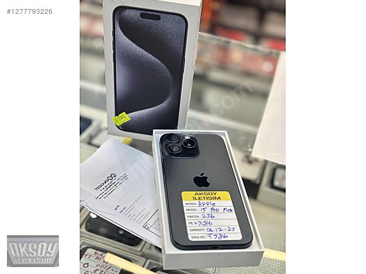 Resim Apple iPhone 15 Pro Max İkinci El TR | 256 GB | Mavi İkinci El KARŞIYAKA AKSOY İLETİŞİM İPHONE 15 PRO MAX 256 GB HATASIZ