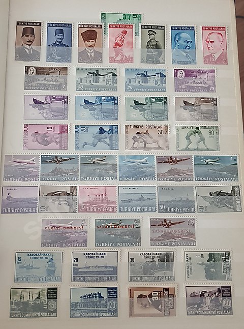 Damgasız Koleksiyon Pul Defteri