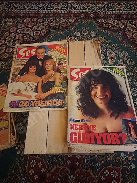 Ses Dergisi 1981-1982 Yılları arası 19 adet dergi açıklamaya bak