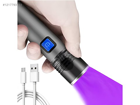 Fener, Lamba & Dürbün / Şarj Edilebilir Led Black Light Neon Uv El