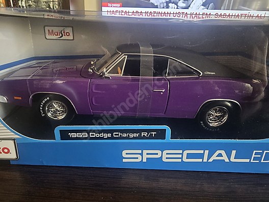 MAİSTO SPECİAL EDİTION 1:18 1969 DODGE CHARGER R/T on sahibinden
