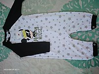 1 yaş tulum ince kumaş