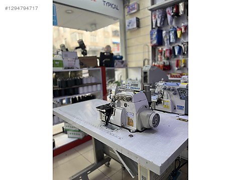 Tam otomatık 4 iplik overlok makınası sessiz kafadan motorlu