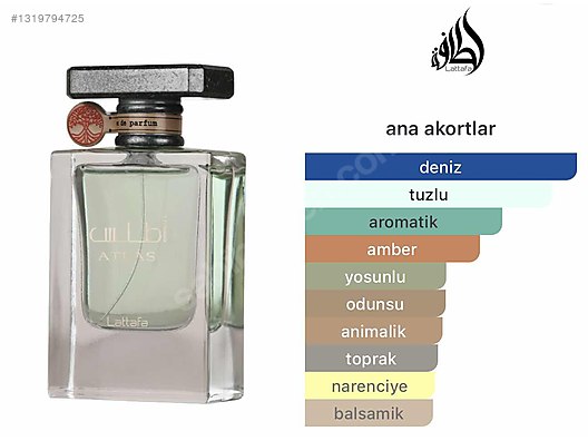 Lattafa ATLAS sıfır açılmamış - Lattafa 50 ml Üniseks Parfüm