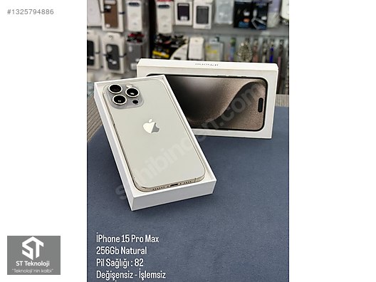 Apple / iPhone 15 Pro Max / İPHONE 15 PRO MAX 256 GB PİL %82