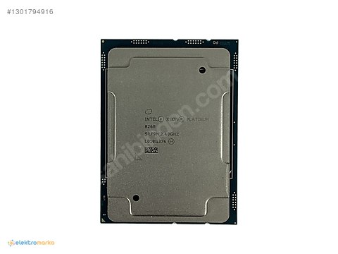 INTEL XEON PLATINUM 8260 2.4/35.75M/2933 24C 165W CPU sahibinden