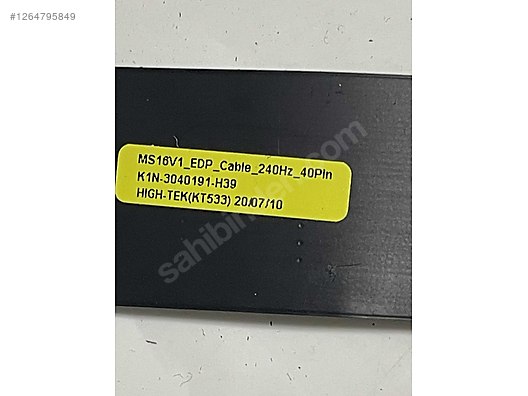 MS16V1 MS16V2 CC610 40Pin 240HZLCD CABLE DATA KAPLO sahibinden