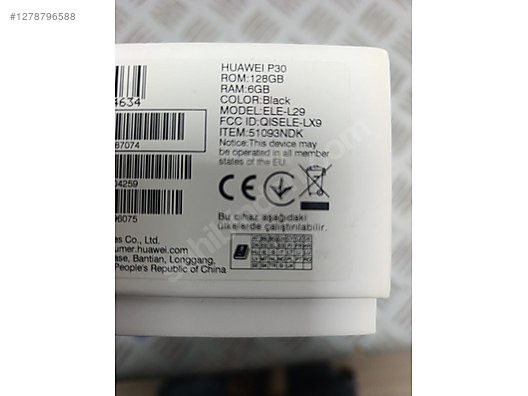 İkinci El ve Sıfır Alışveriş / Cep Telefonu & Aksesuar / Cep Telefonu / Huawei / P30