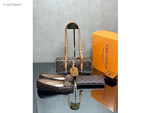 Louis Vuitton Monogram Şıklığı Set - Louis Vuitton Askılı Çanta