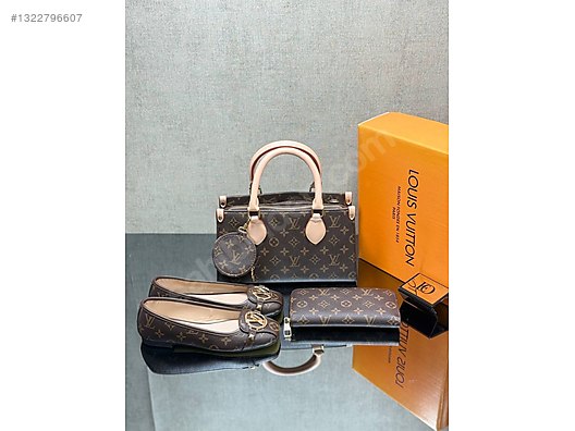 Louis Vuitton Monogram Şıklığı Set - Louis Vuitton Askılı Çanta