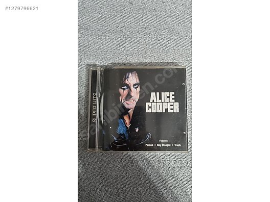 ALICE COOPER SUPER HITS ROCK MÜZİK ALBÜMÜ - Müzik CD leri