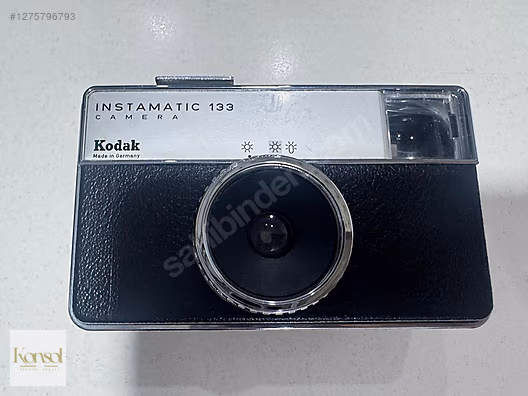 KODAK INSTAMATIC 133 CAMERA VE ÇANTA #1275796793