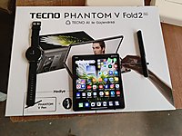 TECNO PHONTOM V2 FULL KUTU SAAT KALEM