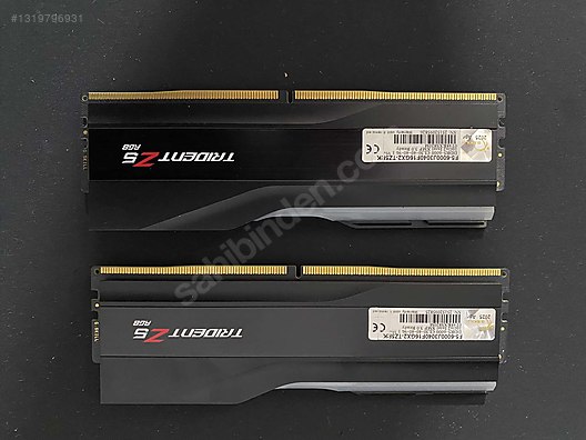 Gskill trident z rgb ddr5 6000mhz cl 30 sahibinden.comda - 1319796931