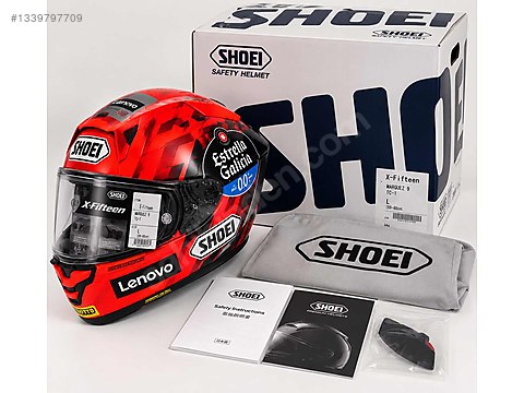 セキュリティ・セーフティ Shoei X-Fifteen MARQUEZ9 L(59-60cm) SHOEI X-FIFTEEN MARQUEZ 9 TC-1 | L 59-60 CM | SIFIR KAPALI KUTU