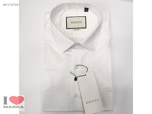 Gucci Slim Fit Beyaz Pamuk Saten Gomlek A Kalite 1 Sinif Gucci Erkek Gomlek Modelleri Sahibinden Com Da 812797941