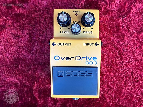Boss OD-3 Overdrive Pedal - Efekt Pedalı ve Diğer Enstrüman Yan