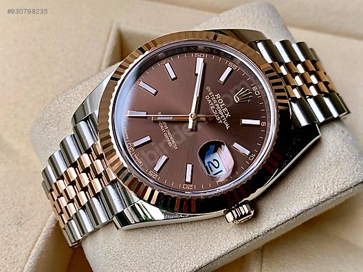 Rolex / ROLEX DAYJUST TWO TONE BROWN 2023 at sahibinden.com -