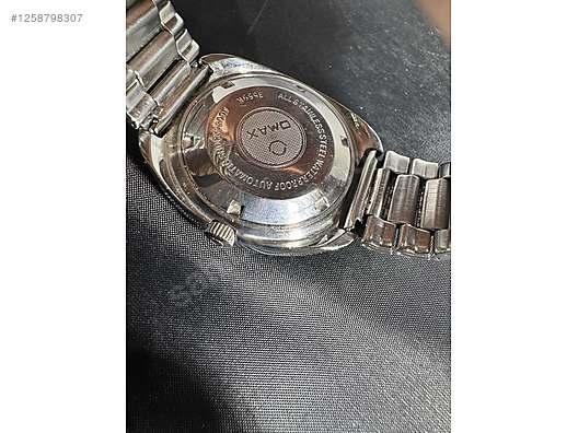 Omax / 54) Omax Crystal 3559K Otomatik Gün/Tarihli Vintage Erkek