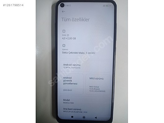İkinci El ve Sıfır Alışveriş / Cep Telefonu & Aksesuar / Cep Telefonu / Xiaomi / Redmi Note 9