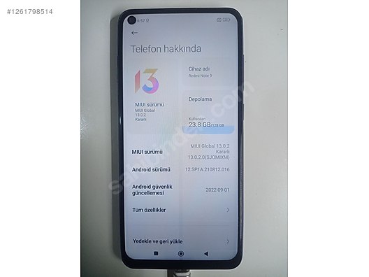 İkinci El ve Sıfır Alışveriş / Cep Telefonu & Aksesuar / Cep Telefonu / Xiaomi / Redmi Note 9