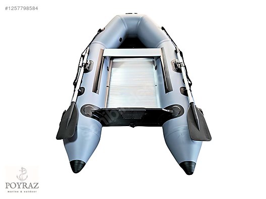 Canoes / DOLPHIN Şişme Bot 2.40m Zodyak Tip Alüminyum Taban GRİ