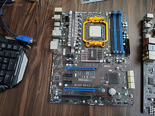 MSI 990XA-GD55 ANAKART FX 6100 İŞLEMCİ 8GB RAM SET sahibinden