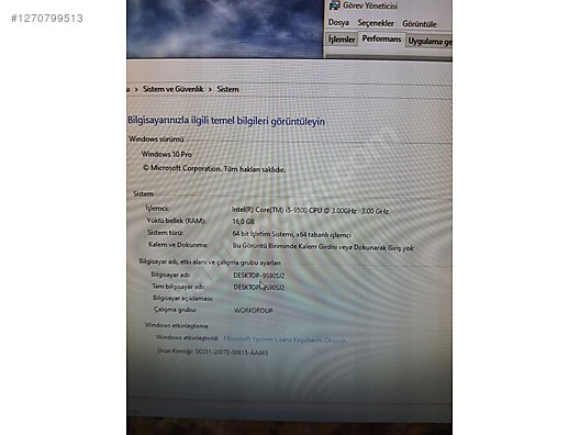 İkinci El ve Sıfır Alışveriş / Bilgisayar / Masaüstü / Modeller / Toplama