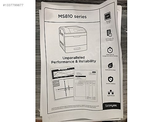 Yazıcı / Lexmark MS811DN Mono Laser A4 Ağ Yazıcı sahibinden.comda
