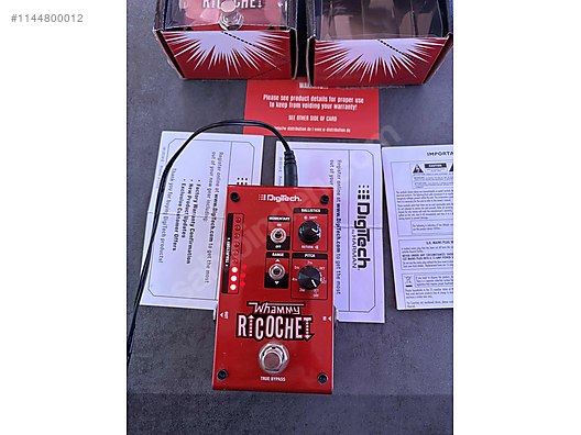 Digitech Ricochet Whammy- transpoze Pitch Shifter Pedal on